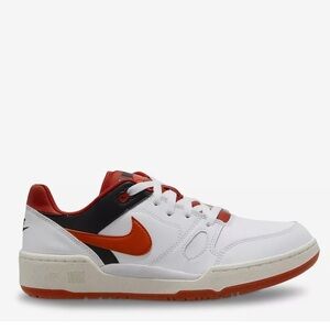 Nike Full Force Low Big Kids' Shoes Sneaker White/Red Size US 5 boys